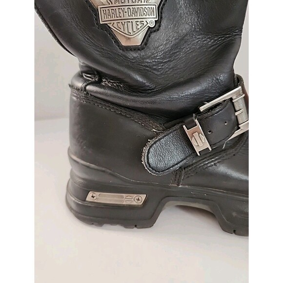 HARLEY-DAVIDSON Mens Boots Black Size 9 Engineer Leather main image 8
